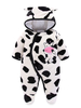 Combinaison De Pyjama En Flanelle Vache Kigurumi Carnaval Pour Bébé Grenouillère Cadeaux Noël Enfant