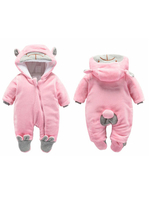 Combinaison Enfant Pyjamas Kigurumi Carnaval Singe Rose Flanelle Combinaison Bébé Grenouillère Cadeaux Noël Enfant