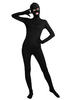 Combinaison noire Zentai Combinaisons Unicolor Lycra Spandex Justaucorps Unicolor Déguisements Halloween