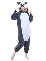 Combinaison Pyjama Lemuridae Kigurumi Carnaval Costume Carnaval Adulte Déguisements Halloween