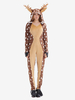 Combinaison Pyjamas Kigurumi Noël À Capuche En Polyester Déguisement Noël