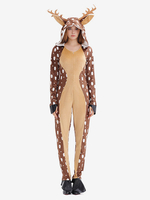 Combinaison Pyjamas Kigurumi Noël À Capuche En Polyester Déguisement Noël