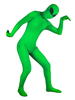 Combinaison Verte Zentai Extraterrestre Costume Lycra Spandex Polyester Fibre Lycra Déguisement