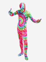 Combinaison Zentai pour adulte en lycra et élasthanne à imprimé floral pour tout le corps