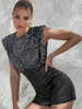 Combinaisons à paillettes en noir col bijou sans manches dos ouvert skinny clubwear pour femmes 2025