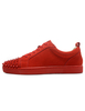 Confortables chaussures de toile rouge clouté