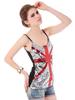 Cool costume de danse hip-hop en lycra elasthanne Imprimé brillant Top En fibre polyester Déguisements Halloween