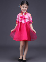 Corée Costume coréen Tissu de satin classique de fêtes Déguisements Halloween