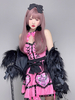 Corset Lolita Pour Femme Noeud Rose Sans Manches Noeud Polyester Top Lolita Rose
