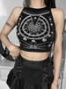 Corset lolita pour femmes polyester noir