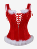 Corsets rouges de Noël pour femmes