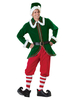 Cosplay Adultes Ceinture Ensemble En Velours De Noël Vert Foncée Costume
