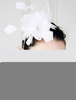 Cosplay Chapeau chapeau blanc de plume Flapper de Toussaint Déguisements Halloween