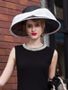 Cosplay Chapeau chapeau noir en lin Flapper de Toussaint Déguisements Halloween