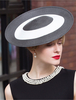 Cosplay Chapeau pour femme en fibre polyester noir de Toussaint Flapper Déguisements Halloween
