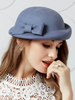 Cosplay Chapeau pour femme en laine bleu clair de fête chapeau Déguisements Halloween