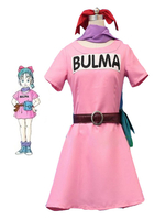 Cosplay comme Bulma de Dragon Ball Déguisements Halloween