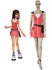 Cosplay comme Kairi de Kingdom Hearts Déguisements Halloween