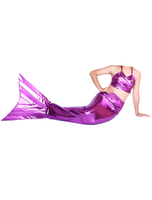 Cosplay Costume collant animal rose foncé de sirène Déguisements Halloween