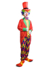cosplay costume de cirque clown avec cravate pour homme en fibre polyester en polyester pour adultes de fêtes rouge Déguisements Halloween