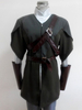 Cosplay Costume Laine de Jazz noir avec ceinture&Chemise&et accessoire&Pantalons&Manteaux&Cape Déguisements Halloween