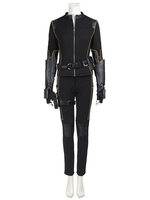 Cosplay Costume noir Top&Gants&Pantalons&ceinture Déguisements Halloween