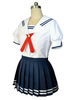 Cosplay Costume Saenai Heroine no Sodatekata Coton polyester bleu Jupe&Chemise&Coiffure Déguisements Halloween