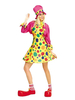 cosplay de cirque clown de fêtes chapeau en fibre polyester en polyester jaune pour adultes Déguisements Halloween