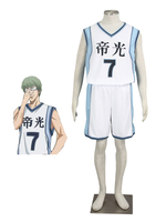 Cosplay de Kuroko No Basketball comme Midorima Shintaro Déguisements Halloween