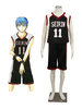 Cosplay de Kuroko No Basketball Kuroko Tetsuya SEIRIN Numéro 11 Déguisements Halloween