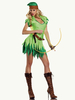 Cosplay Elfe Vert Robe Chapeau Femmes Mardi Gras Ensemble Costumes De Vacances Halloween