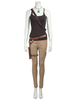 Cosplay en lycra spandex gris Top&Pantalons&Vest&ceinture&Robe Déguisements Halloween