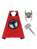 Cosplay enfant rouge en polyester impression super héros Déguisements Halloween