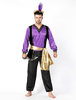 Costume Arabie Cosplay Homme Violet Déguisements Halloween