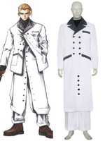 Costume blanc de Rufus Shinra dans Final Fantasy VII Déguisements Halloween