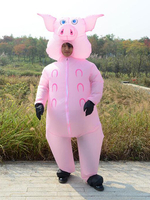 Costume Carnaval De Déguisement Rose De Porc Gonflable Adulte Déguisements Halloween