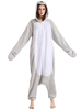 Costume Carnaval mascotte gris d