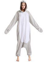 Costume Carnaval mascotte gris d