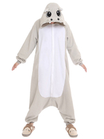Costume Carnaval mascotte gris d