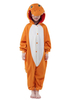 Costume Carnaval mascotte orange dinosaure Déguisements Halloween