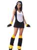 Costume Carnaval Sexy Penguin Costume Carnaval Déguisements Halloween Costume Carnaval Noir Faux Fur En 4 Pièces Déguisements Halloween