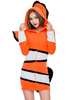 Costume Carnavals dDéguisements Halloween Costume Carnavals animaux fille Robe de clown orange