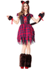 Costume Carnavals Femmes Loups Rouge Foncé Cosplay Déguisements Halloween