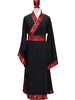 Costume chinois ancien Hanfu robes traditionnelles Sash Set Hommes Black Emperor Prince Vêtements Déguisements Halloween