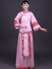 Costume Chinois Féminin Robe Qipao Rose Déguisements Halloween
