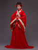Costume Chinois Hanfu Dynastie Tang Traditionnel Femme Ancienne Tenue Rouge Déguisements Halloween