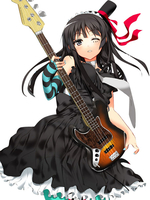 Costume comme Akiyama Mio de K-ON!! Déguisements Halloween