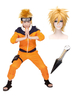 Costume Cosplay Naruto Uzumaki Naruto Costume Halloween et ensemble de perruque