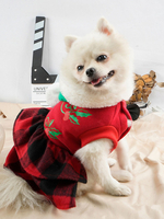 Costume danimal pour Noël Costume de Noël en polyester vert rouge