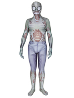 Costume dDéguisements Halloween Combinaison Unisexe Zentai Gris Lycra Spandex